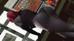 3d 3d_animation animated ass_focus ass_slap demon_girl fully_clothed garry's_mod original_character purple_skin red_hair sound tagme video