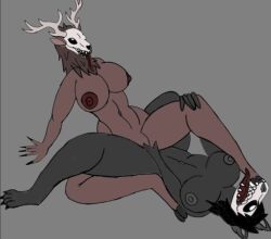 american_mythology anthro bone curvy_figure eye_roll female female/female indigenous_north_american_mythology lewddude98 looking_pleasured mal0 malo mythology north_american_mythology rubbing_pussy scp-1471 scp-1471-a scp-323 scp_foundation sex skull skull_head thick_thighs tribadism vaginal_penetration wendigo_(spider_gang)