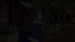 2girls 3d alternate_costume amanwithnoplan animated ass body_writing fire_emblem fire_emblem_awakening large_ass lucina_(fire_emblem) multiple_girls nintendo pantsing severa_(fire_emblem) sound video yuri