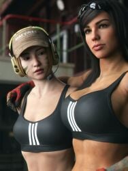 2girls 3d activision ass big_ass big_breasts breast_envy breast_size_difference breasts bust busty call_of_duty call_of_duty_mobile call_of_duty_modern_warfare_2_(2022) chest curvaceous curvy curvy_figure female female_focus girl_staring_at_guy's_chest hips hourglass_figure huge_breasts human infinity_ward large_breasts legs light-skinned_female light_skin lips looking_at_breasts mara_(cod) mature mature_female medium_support_(meme) modern_warfare slim_waist thick thick_hips thick_legs thick_thighs thighs top_heavy urban_tracker voluptuous waist warzone wide_hips word2