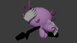 3d animated axolotl axolotl_humanoid blender foreskin kais_studios kinito kinitopet male male_only masturbation mp4 no_arms no_sound non-human_body non-human_only pink_body short_playtime small_body tagme video