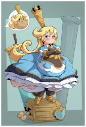 1girls 2024 anger_vein arms_folded blonde_hair blue_eyes bottom_heavy charlotta_fenia chubby chubby_female clothed clothing curvaceous curvy female female_focus folded_arms gigantic_thighs granblue_fantasy hi_res high_resolution highres hips huge_thighs long_hair plump shortstack solo solo_female solo_focus sword thick_thighs thighs veryfilthything voluptuous weapon wide_hips