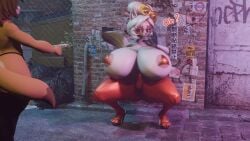 3d big_breasts breasts furry furry_only huge_breasts notsafeforgek purah purah_(mayosplash) thick_thighs wide_hips