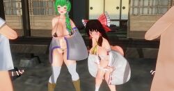 reimu hakurei from custom maid 3d 2 by cream of beef