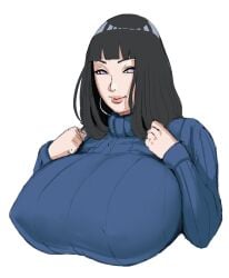 1girls big_breasts boobs boruto:_naruto_next_generations breasts chubby_female female female_focus female_only gigantic_breasts hyuuga_hinata mature_female mature_woman milf naruto naruto_(series) venus_body voluptuous zetomeso