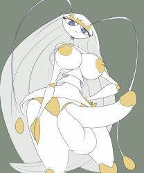 anthro areola balls big_balls big_penis breasts circumcised erection futanari genitals gynomorph hi_res huge_balls huge_cock imric1251 intersex inverted_nipples nintendo nipples penis pheromosa pokémon_(species) pokemon pokemon_(species) solo standing ultra_beast video_games yellow_areola yellow_nipples