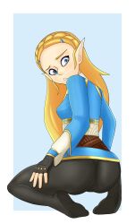 alternate_version_available blonde_hair blue_eyes breath_of_the_wild clothed counter_weight leggings nintendo pointy_ears princess_zelda the_legend_of_zelda zelda_(breath_of_the_wild)