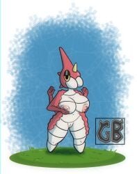 arthropod breasts eyeshadow hi_res holding_breast makeup multi_arm multi_limb nintendo pokémon_(species) pokemon pokemon_only short_stack shortstack terryeternity video_games wurmple