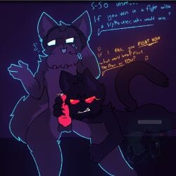 angry anthro dominospizzadelieveryguy furry gay handjob headphones jammer_(kaiju_paradise) kaiju_paradise nervous panther_(kaiju_paradise) roblox roblox_game self_upload tagme text