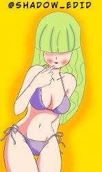 bikini cami_(fnafhs) fhs fhsz3r0 fnafhs fnafhs_z3ro fnafhsrule34 green_hair