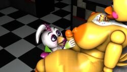 3d animatronic anthro big_breasts breasts female five_nights_at_freddy's five_nights_at_freddy's:_security_breach five_nights_at_freddy's_2 futanari genitals glamrock_chica_(fnaf) hi_res intersex intersex/female machine penis robot scottgames skippyarts toy_chica_(fnaf) video_games