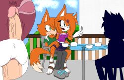 absurd_res ambiguous_character anthro big_penis bottomwear brother brother_and_sister brother_penetrating_sister cervix clothed clothing duo fan_character father felid feline female fully_clothed fur genitals hi_res incest internal lynx male male/female mammal meyk meyk_the_lynx mia_the_lynx orange_body orange_fur outside parent penetration penis public pussy sega sex sibling sister skirt sonic_(series) sonic_the_hedgehog_(series) stealth_sex story_at_source twincest twins vaginal vaginal_penetration