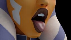 1girls 3d 3d_(artwork) ahe_gao ahsoka_tano airress3d_(3d-modeller) alien alien_girl blender blender_(software) close_up female female_only licking_lips lips orange-skinned_female orange_skin seductive_mouth side_view smitty34 solo solo_female star_wars tagme the_clone_wars:_season_seven togruta tongue_out