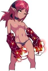 1girls cali_(crimson_keep) color colored crimson_keep female female_only introspurt lava_imp solo sprite tagme transparent_background