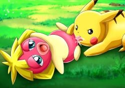 bbmbbf furry nintendo palcomix pikachu pokémon_(species) pokemon pokepornlive smoochum tagme