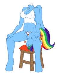 2018 alpha_channel anthro autocunnilingus blue_body bottomless breasts cleavage clothed clothing detachable detachable_head dullahan equid equine facesitting female friendship_is_magic furniture genitals hair hasbro heart mammal masturbation midriff modular multicolored_hair my_little_pony nipple_outline notamotobug oral oral_masturbation pegasus pussy rainbow_dash_(mlp) rainbow_hair shirt simple_background sitting solo stool straight_hair tank_top topwear transparent_background unguligrade_anthro vaginal_masturbation vaginal_penetration white_clothing white_shirt white_tank_top white_topwear wings