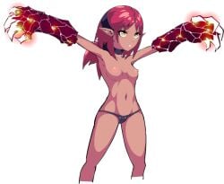 1girls cali_(crimson_keep) color colored crimson_keep female female_only introspurt lava_imp solo sprite tagme transparent_background