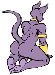 anthro backsack balls beerus dragon_ball dragon_ball_super feet felid feline foot_fetish foot_ninja15 furry gay male male_only nude penis solo solo_male