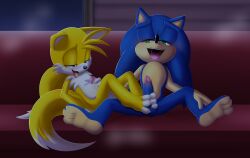 sonic the hedgehog from sega by apinkgrape