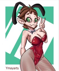 breasts bunnygirl bunnysuit easter easter2022 happyeaster oc original ymayarts