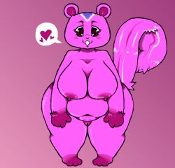 <3 2022 alekoin animal_crossing anthro areola ass belly big_breasts big_butt breasts chubby_female darkened_genitalia darkened_sheath exposed_breasts female fur furry furry_only genitals gesture glistening glistening_body glistening_eyes hanging_breasts heart lips looking_at_viewer markings naked navel nintendo nipples nude overweight overweight_female peanut_(animal_crossing) pink_background pink_body pink_eyes pink_fur pink_nipples pink_skin pink_theme plump_labia purple_markings pussy red_eyes simple_background slightly_chubby smile solo tail thick_thighs video_games white_markings wide_hips