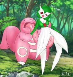 anthro gardevoir licking licking_pussy lickitung male/female oral_sex pokemon pokemon_(species) pokemon_on_pokemon pussy tongue