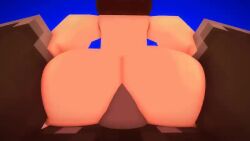 anal anal_sex animated anthro balls big_ass big_butt black_penis bouncing_ass brown_body brown_skin gay holding_hands interracial lewdnikko male male/male minecraft mojang mp4 no_sound penetration video villager villager_(minecraft) white_skin yaoi