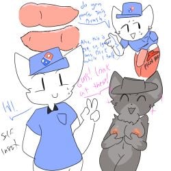 1boy 1girls 7n7o anthro artist_self-insert domino's_pizza dominos_(dominospizzadelieveryguy) dominospizzadelieveryguy fed_(kaiju_paradise) furry gay gootraxian kaiju_paradise knot penis question roblox robloxian self_upload tagme