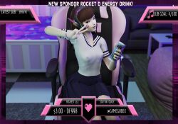d.va from overwatch by camegube