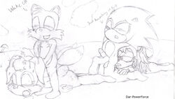 bunnie_rabbot dar-powerforce furry hedgehog mammal mina_mongoose sonic_(series) sonic_the_hedgehog tails