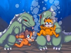 2boys 2girls anal_sex badger belly_bulge cartoon_network cub drowning female launny marine_the_raccoon monster raccoon sea sega skinny_dipping sonic_(series) sonic_boom sonic_rush_adventure sonic_the_hedgehog_(series) sticks_the_badger sticks_the_jungle_badger sticks_the_tejon tagme underwater