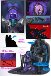 1girls bodysuit comic comic_page corruption female femsub mass_effect quarian rape saren_arterius spacemaxmarine tagme tali'zorah_nar_rayya turian