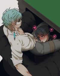 2boys 4chan ahe_gao blowjob blush blushing brat dottore_(genshin_impact) femboy gay gay_blowjob genshin_impact heart_eyes holding_head malesub needy otoko_no_ko scaramouche_(genshin_impact) submissive submissive_male sucking sucking_penis twink under_the_table yaoi