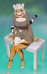 anthro big_breasts breasts female furry healingpit janjin192 tagme thick_thighs video wide_hips