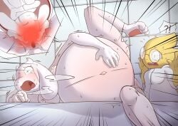 absurd_res alphys anthro belly big_belly big_breasts birth birthing_pains bodily_fluids bovid breast_milking breasts broken_pelvis caprine contraction contractions darlondemonic difficult_birth difficult_situation dislocation duo effort exposed_breasts female female/female female_anthro fractured_bone genitals goat hi_res huge_belly huge_breasts hyper hyper_belly hyper_pregnancy lactating live_birth mammal milk monster nude pregnant pregnant_anthro pregnant_female push pushing pushing_out pussy toriel undertale undertale_(series) x-ray_vision