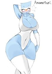 1girls argentina argentina_(countryhumans) ass big_ass big_boobs big_breasts big_butt big_tits blue_ass blue_body blue_butt blue_skin blush blushing boobs breasts butt country countryhumans countryhumans_girl curvy curvy_body curvy_female curvy_figure female female_focus female_only giant_ass giant_butt gigantic_ass gigantic_butt girl pink_strawberry_look_(artist) thick thick_ass thick_butt thick_thighs tits white_background