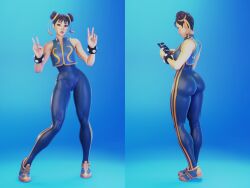 chun-li from capcom by sockpoppetdraws