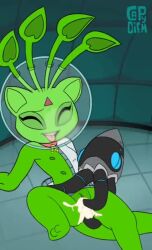 2d aisha_(neopets) alien anal anal_sex animated antennae_(anatomy) anthro armor artist_name astronaut bodily_fluids breath capy_diem closed_eyes consensual_tentacles consentacles cum cum_in_pussy cum_inside duo eyelashes female genital_fluids genitals green_body green_ears green_inner_ear green_nipples green_skin happy happy_sex headgear helmet mp4 multi_nipple neopet_(species) neopets nipples no_sound noseless open_mouth open_smile penetration pink_tongue pussy smile sweat sweatdrop teeth teeth_showing tentacle tentacle_penetration tongue vaginal_penetration video watermark