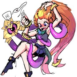 1girls female icek league_of_legends rockbtm tentacle_sex tentacles vel'koz zoe_(league_of_legends)