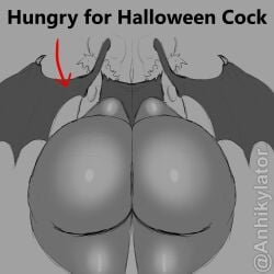 anhikylator big_ass halloween lilith_aensland sketch succubus tagme