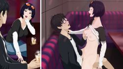 akira_kurusu breasts cottage ohya_ichiko persona persona_5 persona_5_royal pubic_hair ren_amamiya sex tagme