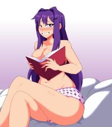 yuri (doki doki literature club) from doki doki literature club by imsomethingradical