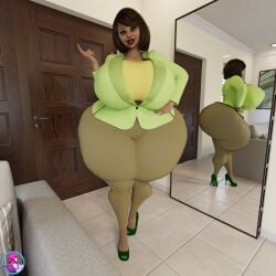 1girls 3d 3d_(artwork) ass big_ass big_breasts big_butt big_hipped big_hips breasts dark-skinned_female dark_skin fat_ass fat_butt female female_focus female_only high_heels hips hips_wider_than_shoulders huge_ass huge_breasts huge_butt huge_hips hyper_ass hyper_breasts large_ass large_breasts large_butt large_hips massive_ass massive_breasts massive_butt mature mature_female mature_woman milf supertito tagme the_proud_family tight_clothing tight_pants trudy_proud wide_hips