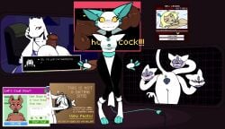 clover_(deltarune) deltarune horse mind_break tagme tasque_manager_(deltarune) tohaakart toriel video
