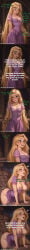 ai_generated blonde_hair blush captioned captions cheating cheating_female comics dark-skinned_male disney disney_princess forced interracial netorare ntr public rapunzel rapunzel_(tangled) tangled
