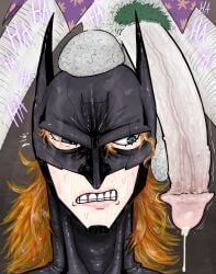 1female 1male angry_expression angry_eyes angry_face balls_on_head batgirl batgirl_(barbara_gordon) batman_(series) big_balls big_cock big_penis blue_eyes circumcised crying crying_with_eyes_open cum cum_drip dc dc_comics forced forced_exposure green_hair hairy_balls hairy_legs hawaiian_shirt inminent_blowjob inminent_rape inminent_sex joker laugh long_penis lucumano masked_female nervous_expression nervous_face nervous_female nervous_sweat odor orange_hair penis_near_face precum precum_drip precum_on_penis precum_string redhead saggy_balls semen_dripping smegma smelly smelly_cock superheroine sweat sweatdrop sweating sweaty sweaty_balls sweaty_face sweaty_genitalia veins veiny_balls veiny_penis white_skin