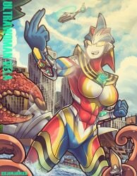 abs breasts female janus_jammy ultraman_(franchise)