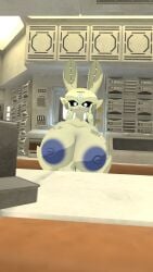 alien_(franchise) blue_nipples helldivers_2 huge_breasts illuminate_(helldivers) vrchat vrchat_avatar