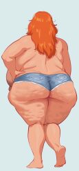 1girls bbw big_nipples breasts cellulite chubby curvaceous daisy_dukes dark_areola dark_nipples denim denim_shorts edit edited erect_nipples fat fellatrix female female_only huge_ass huge_breasts large_breasts long_nipples mature mature_female milf mother nipples obese obese_female overweight overweight_female partially_clothed redhead ruby_(fellatrix) sagging_breasts solo solo_female tan-skinned_female tan_skin thick_thighs third-party_edit venus_body voluptuous wide_hips