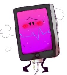 1boy 1boys adamation_inc. adamationz animationepic blushing charger inanimate_insanity inanimate_insanity_(season_2) leaking mepad object_show object_shows